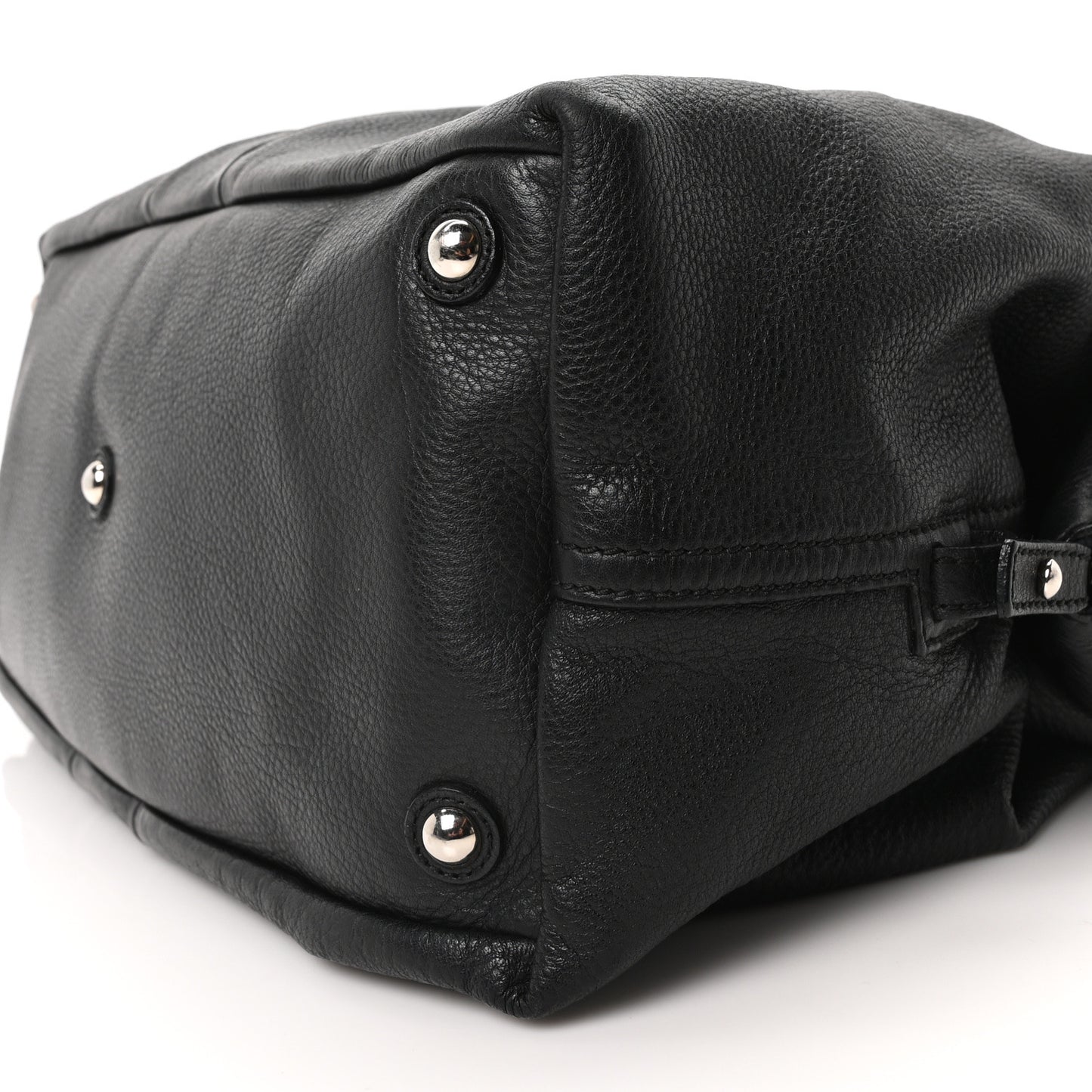 Pebbled Lambskin Medium Easy Sac Black