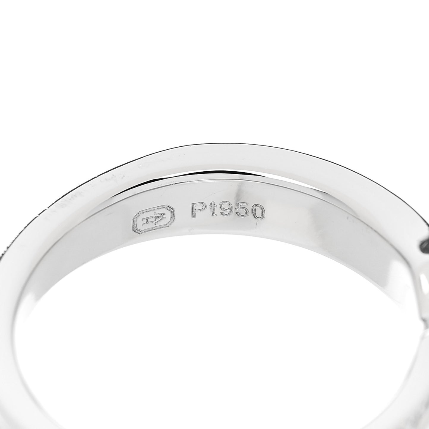 Platinum Diamond Tryst Two Row Pave Ring