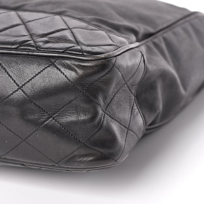 Chanel Canvas Calfskin Shopping Tote Black 14 of 18