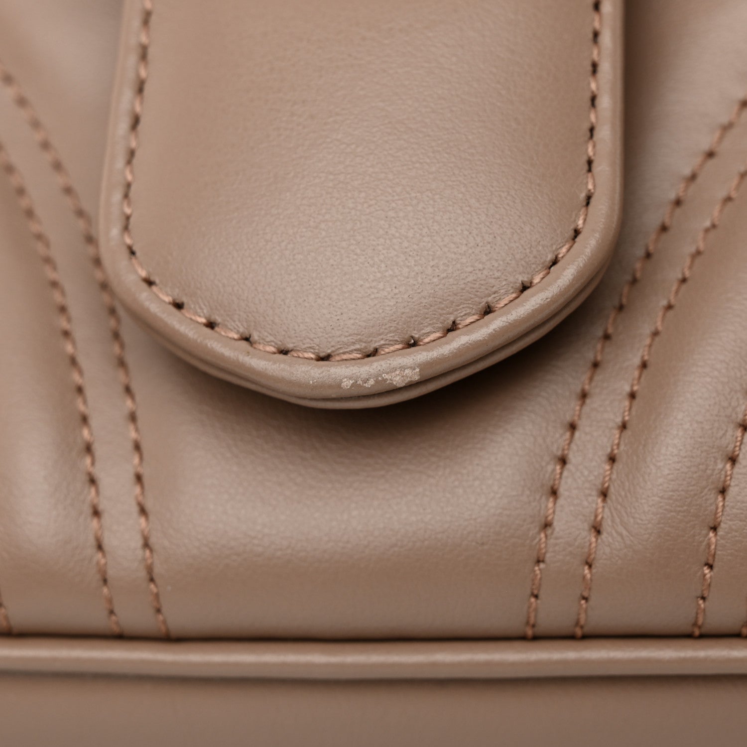 Gucci Calfskin Matelasse Small GG Marmont Top Handle Shoulder Bag Porcelain Rose 11 of 15