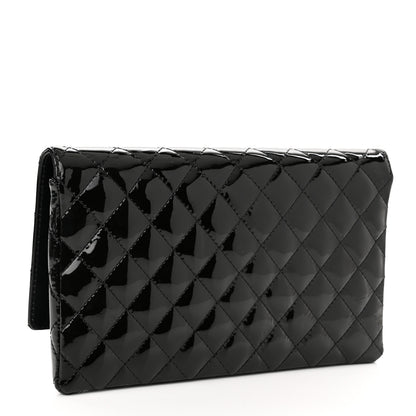 Chanel Patent Calfskin Quilted Reissue 2.55 Clutch So Black 3 of 11