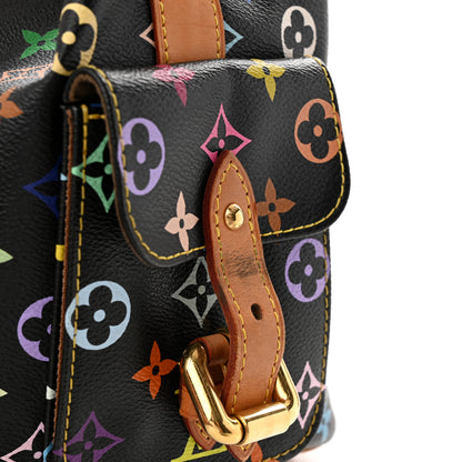 Louis Vuitton Monogram Multicolor Petit Noe Black 10 of 11