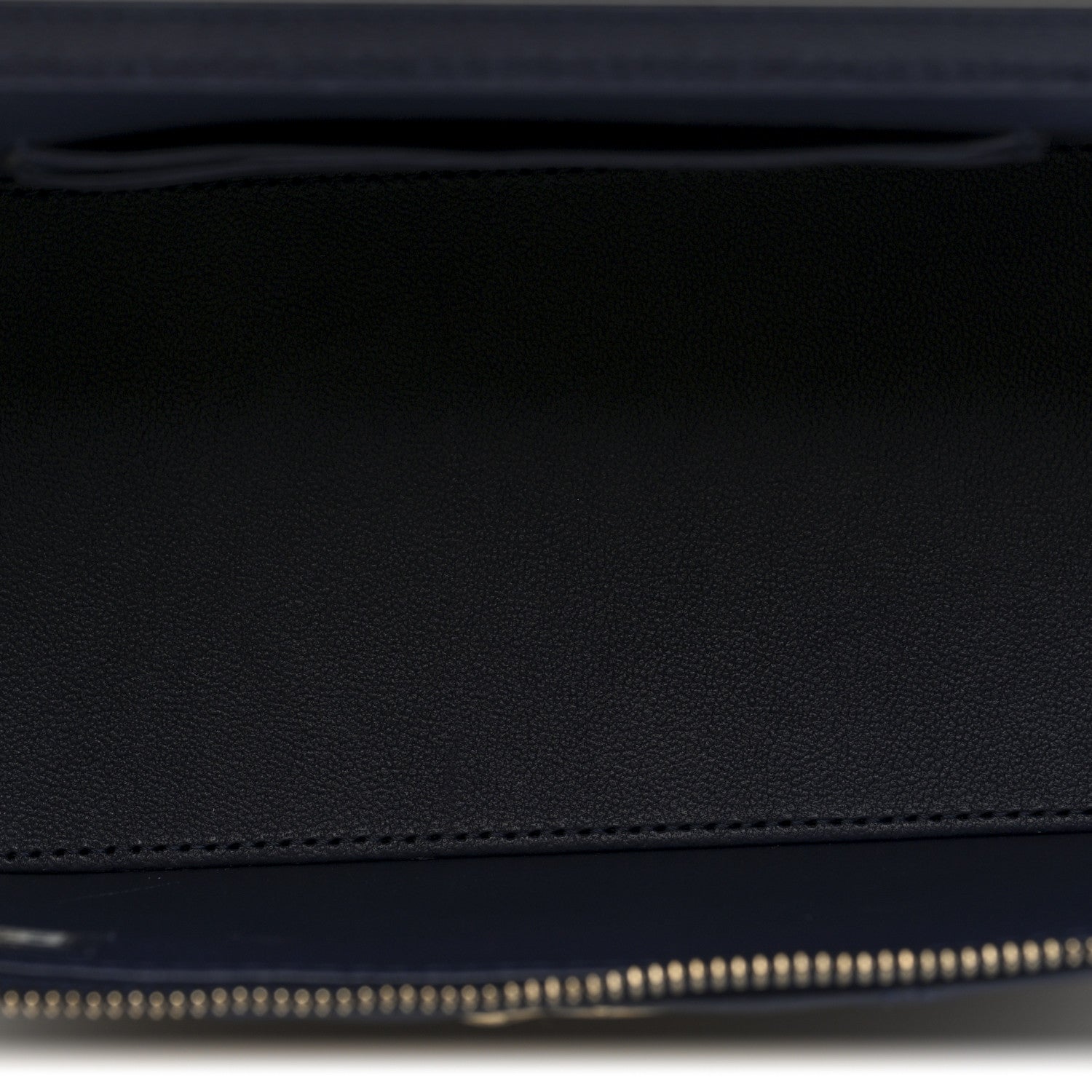 Chanel Lambskin Quilted Small Charming Top Handle Vanity Case With Chain Navy Blue 5 of 11