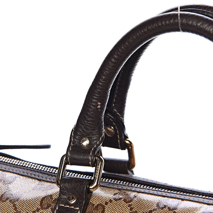 Gucci Crystal Monogram Medium Joy Boston Dark Brown 12 of 13