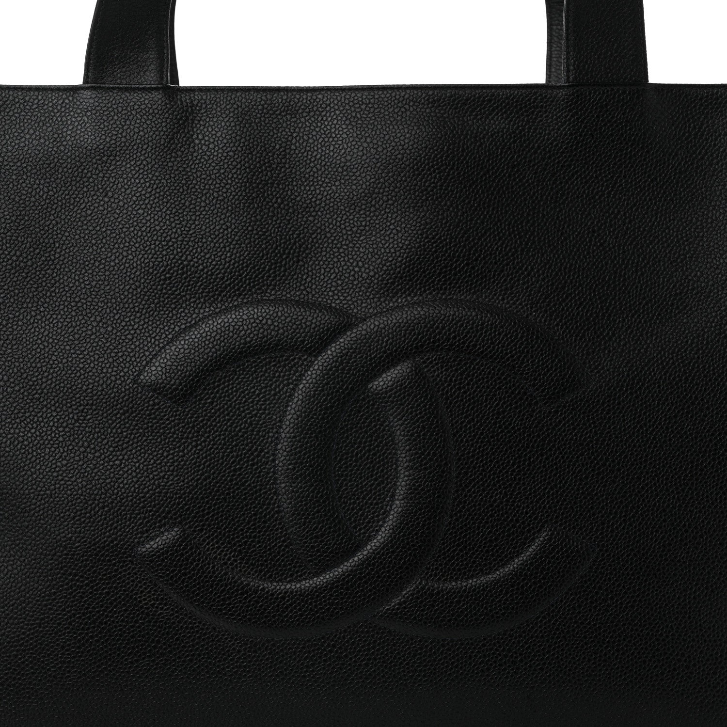 Chanel Caviar CC Tote Black 9 of 11