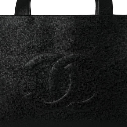 Chanel Caviar CC Tote Black 9 of 11