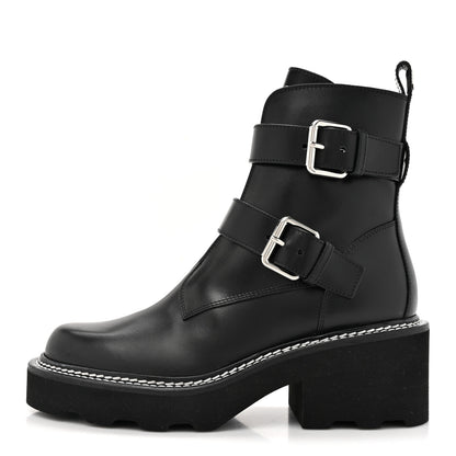 Louis Vuitton Calfskin Beaubourg Ankle Boots 36 Black 1 of 10