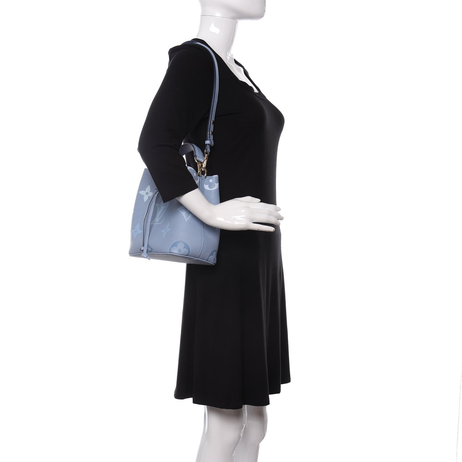 Louis Vuitton Empreinte Monogram Giant By The Pool Neonoe BB Summer Blue 2 of 8