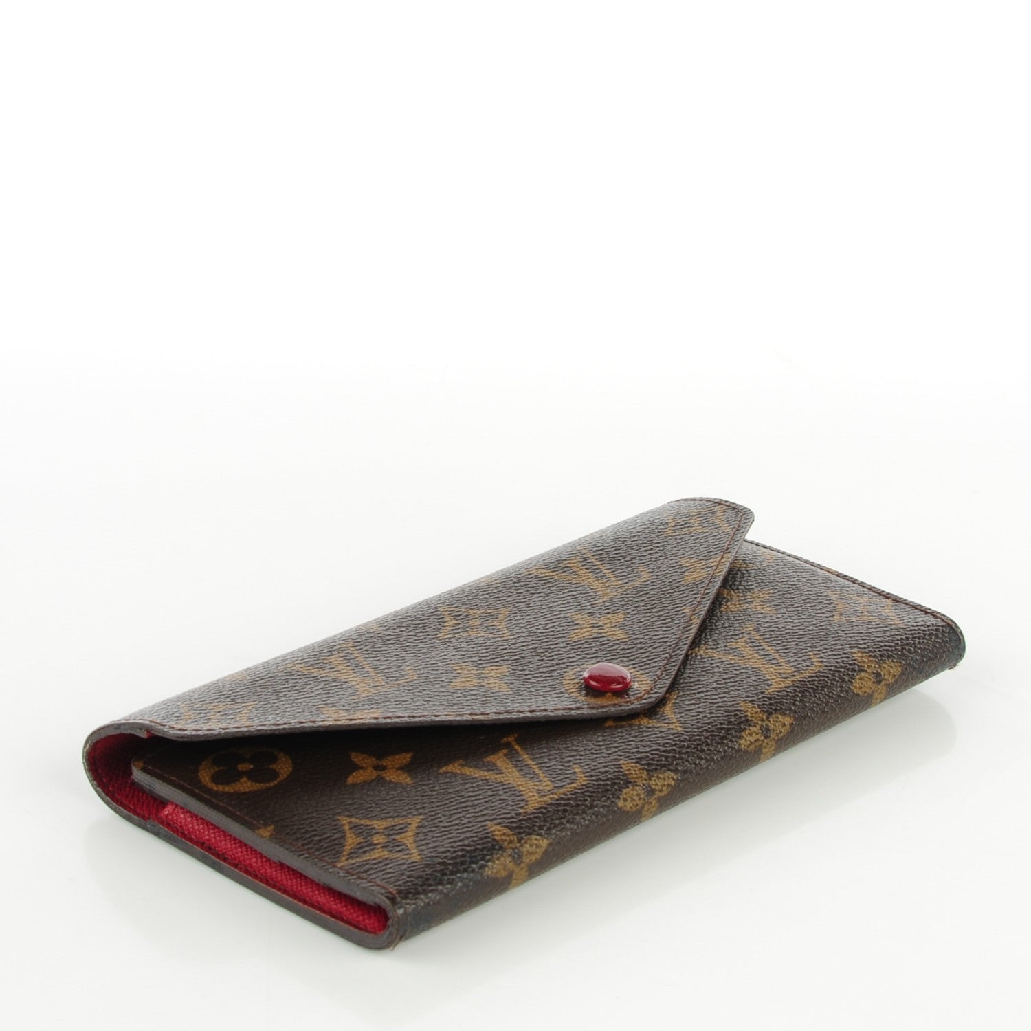 Louis Vuitton Monogram Josephine Wallet Red 4 of 7