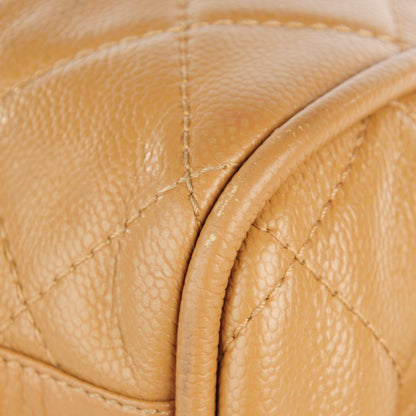 Chanel Caviar Quilted Timeless Bowler Dark Beige 14 of 15