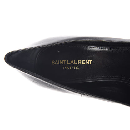 Saint Laurent Calfskin Opyum 100 Pumps 40 Black 7 of 9