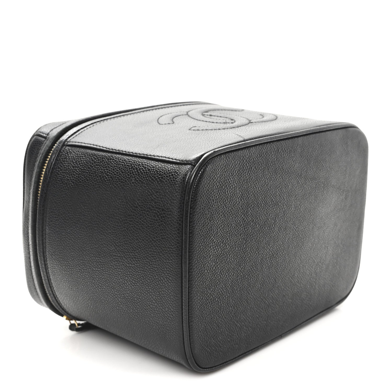 Chanel Caviar CC Vanity Train Case Black 4 of 10