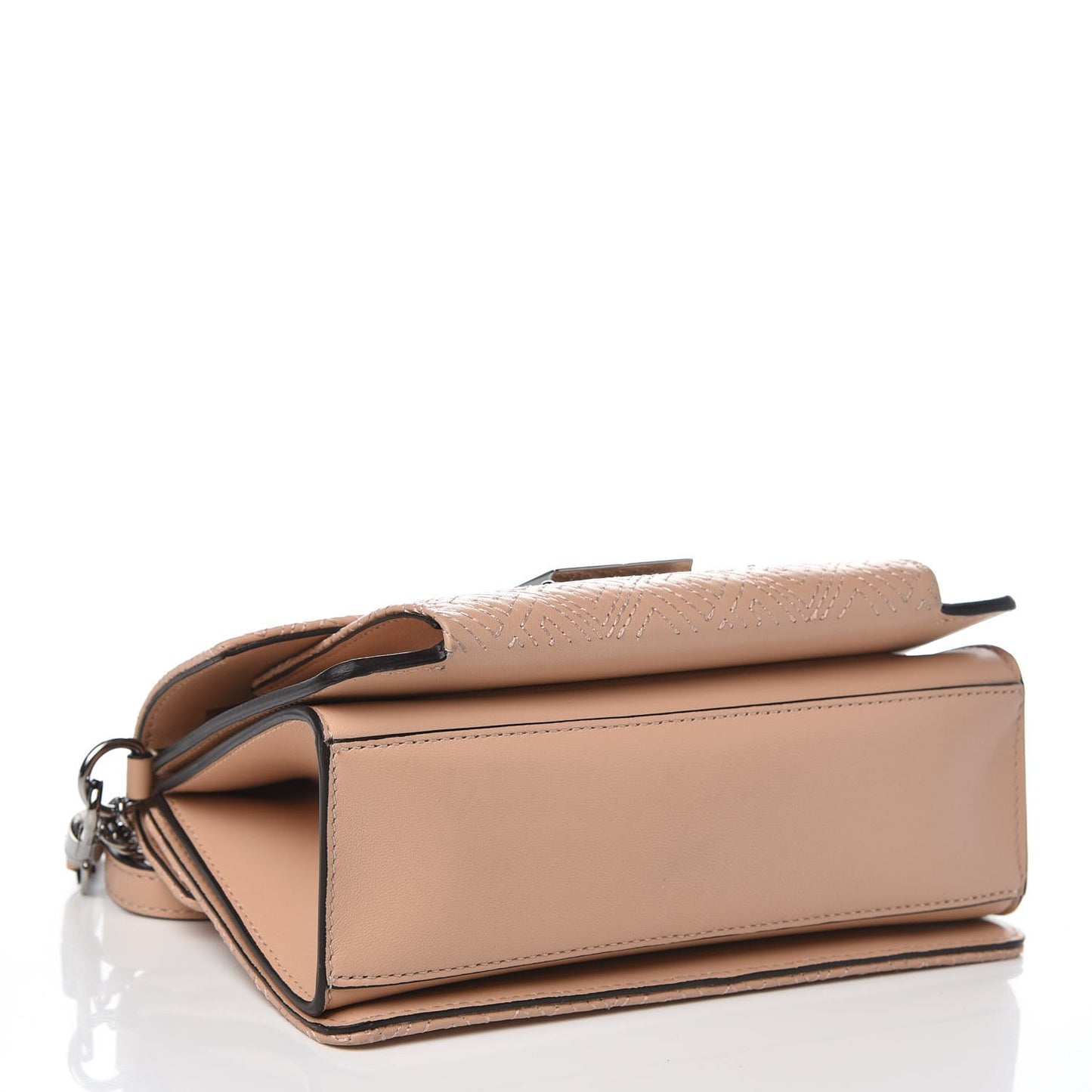 Lambskin Embroidered Studded Small GV3 Shoulder Bag Powder