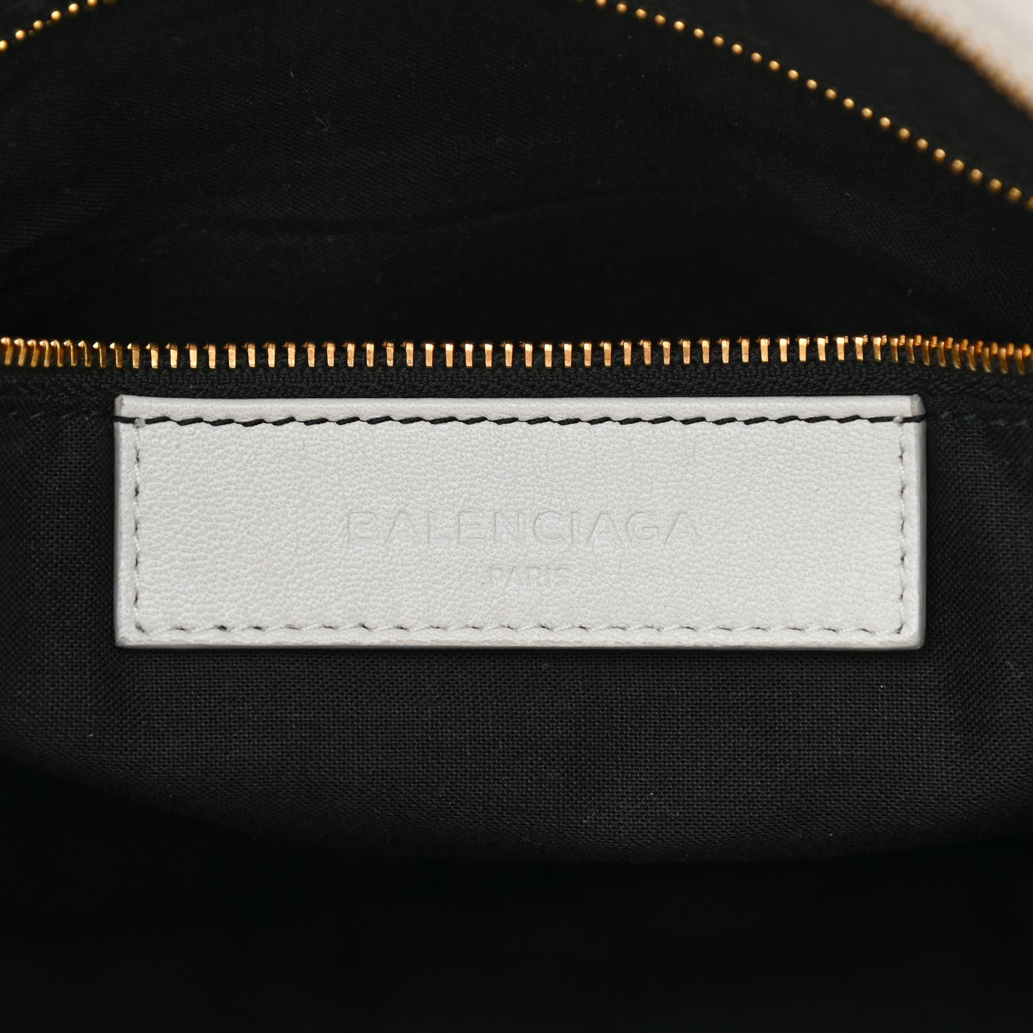 Balenciaga Chevre Gold Metallic Edge Hardware Town White 6 of 11
