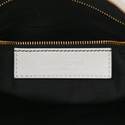 Balenciaga Chevre Gold Metallic Edge Hardware Town White 6 of 11