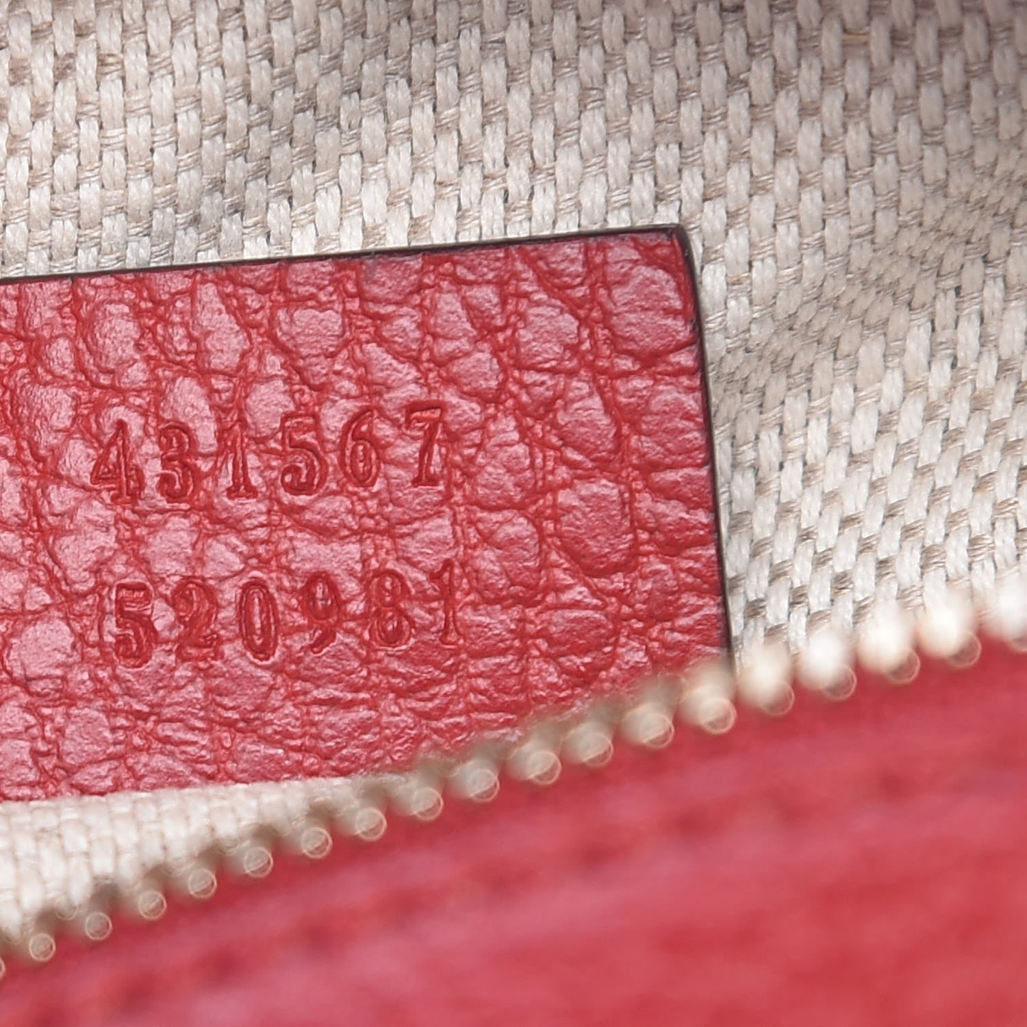 Gucci Dollar Calfskin Bi-Color Small Soho Disco Bag New Rosette Hibiscus Red 7 of 8