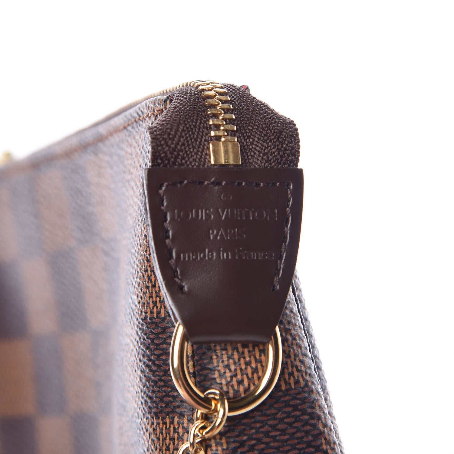 Louis Vuitton Damier Ebene Mini Pochette Accessories 6 of 9
