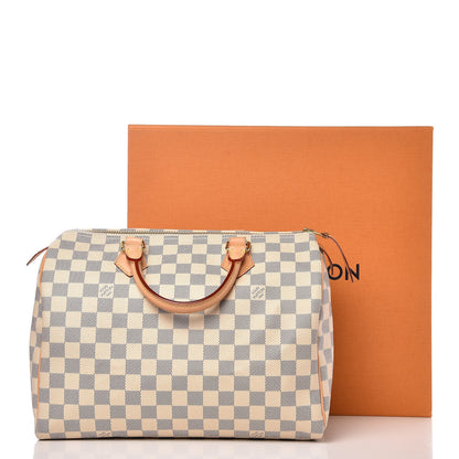 Louis Vuitton Damier Azur Speedy 30 10 of 10