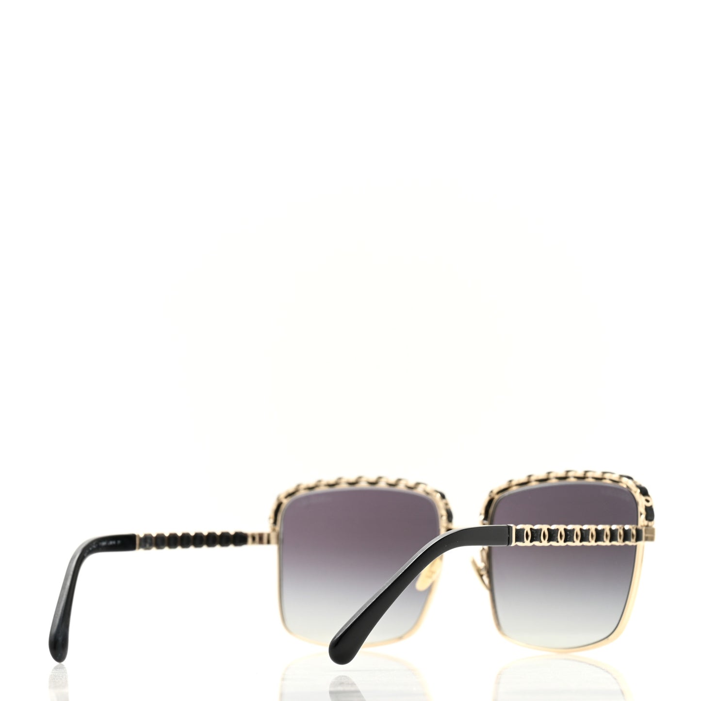 Metal Square Chain Sunglasses 71369 Grey