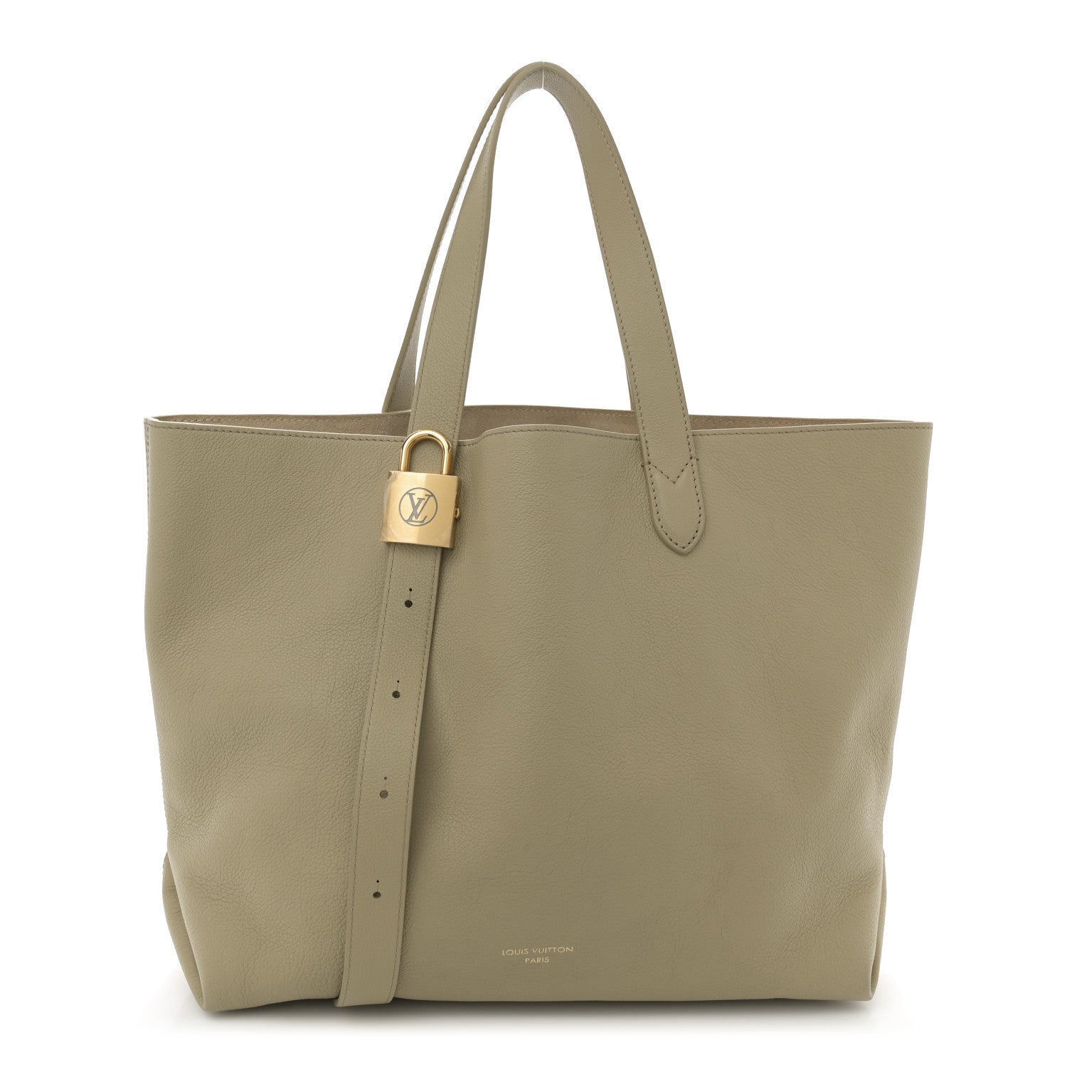 Louis Vuitton Grained Calfskin Low Key Cabas MM Clay 1 of 13