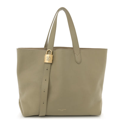 Louis Vuitton Grained Calfskin Low Key Cabas MM Clay 1 of 13