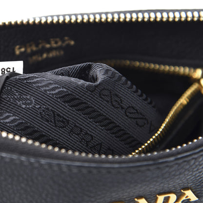 Prada Vitello Phenix Crossbody Bag Black 13 of 14