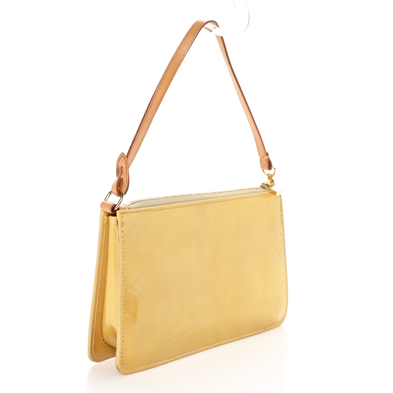 Louis Vuitton Vernis Lexington Pochette Beige 2 of 7