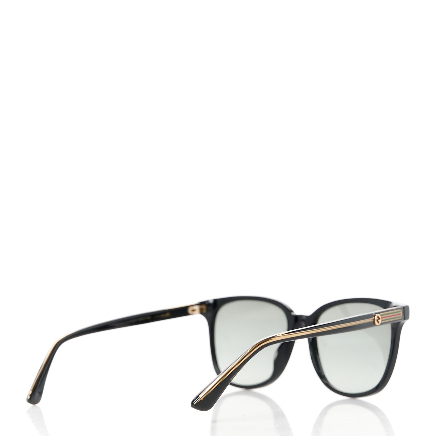 Acetate Frame Sunglasses GG0376S Black