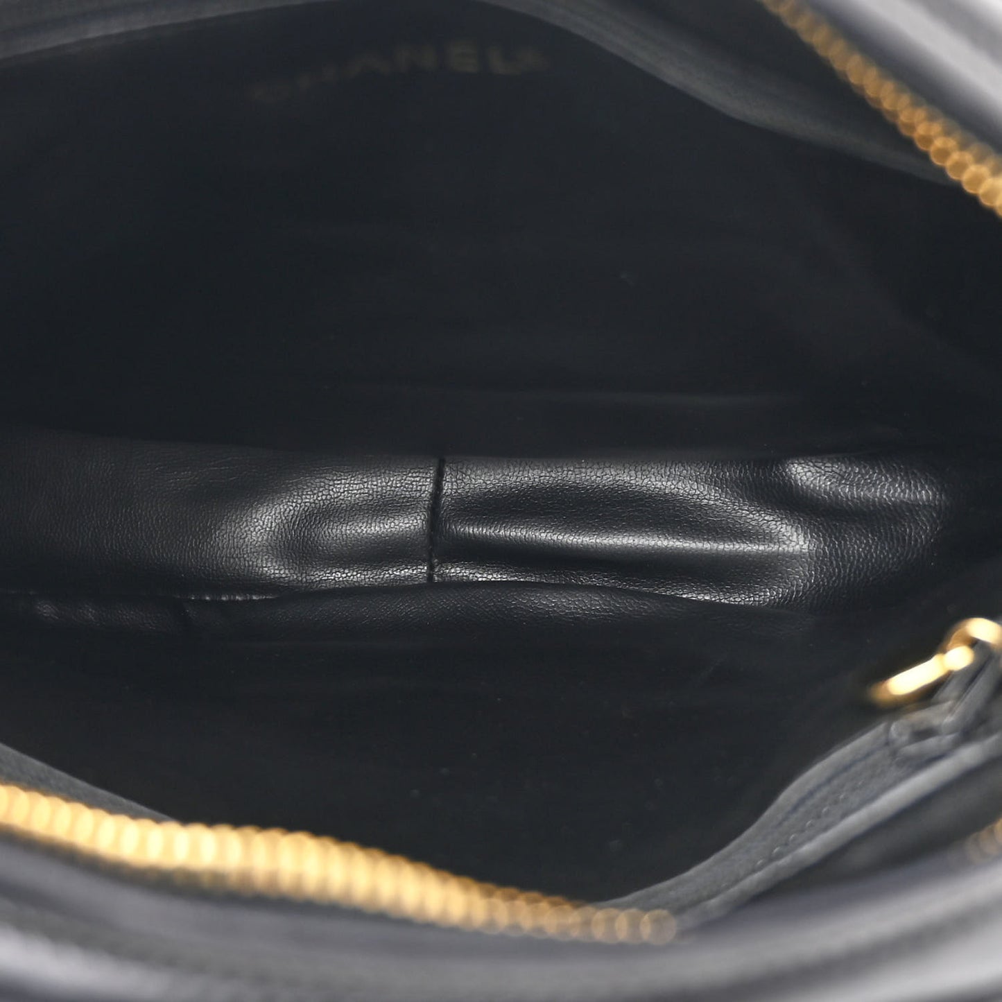 Lambskin Quilted Round Tassel Crossbody Bag Black