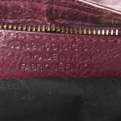 Balenciaga Agneau Classic Gold Hardware S City Violet Prune 8 of 11