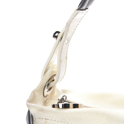 Chanel Coated Canvas Paris Biarritz Hobo Silver 12 of 18