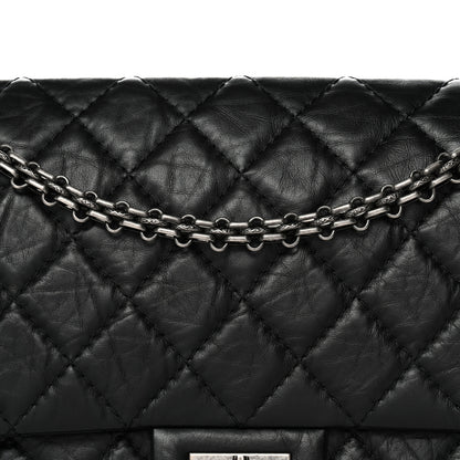 Chanel Aged Calfskin Quilted 2.55 Reissue 226 Flap Black 8 of 10