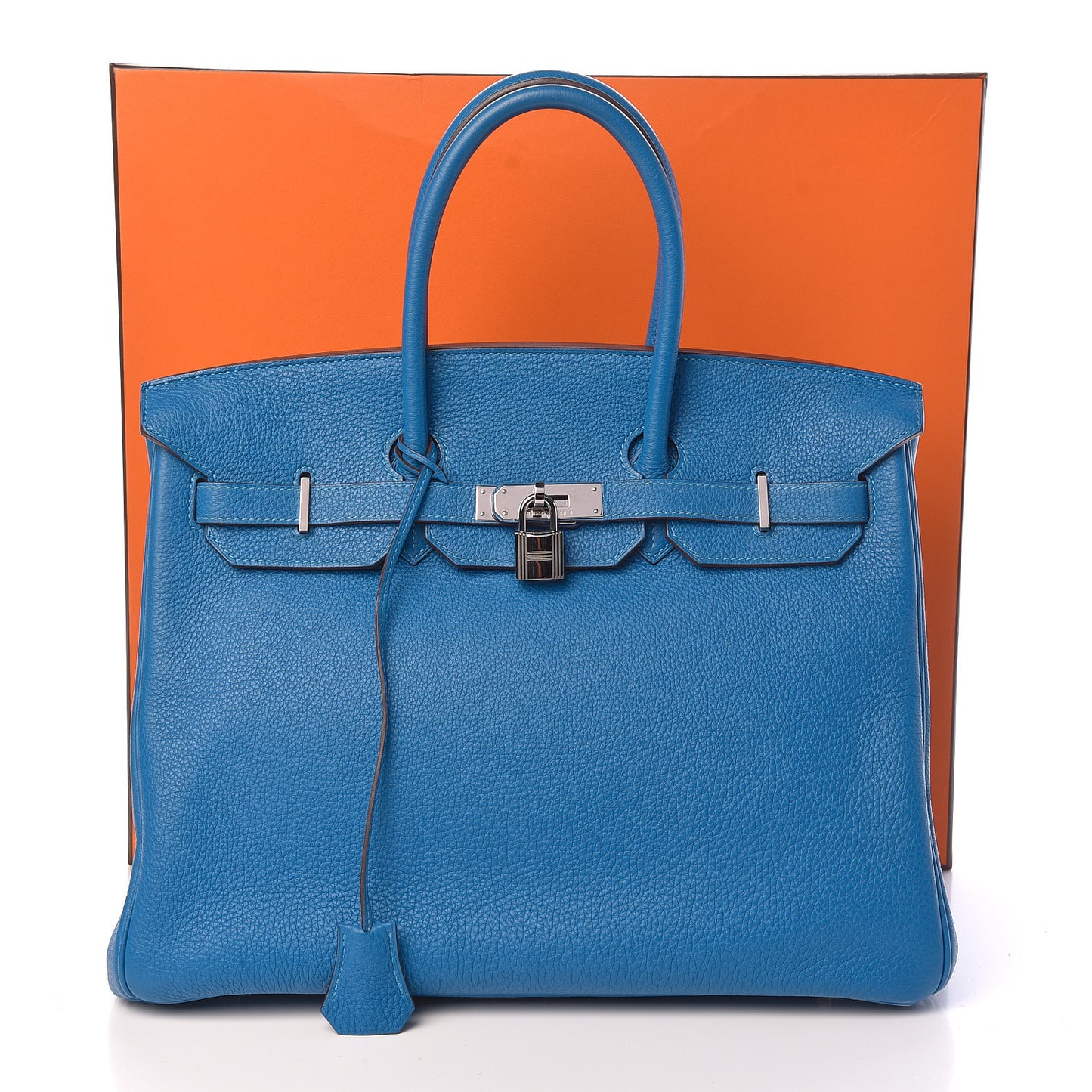 Togo Birkin 35 Bleu France
