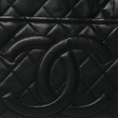 Chanel Caviar Quilted Timeless CC Soft Tote Black 8 of 10