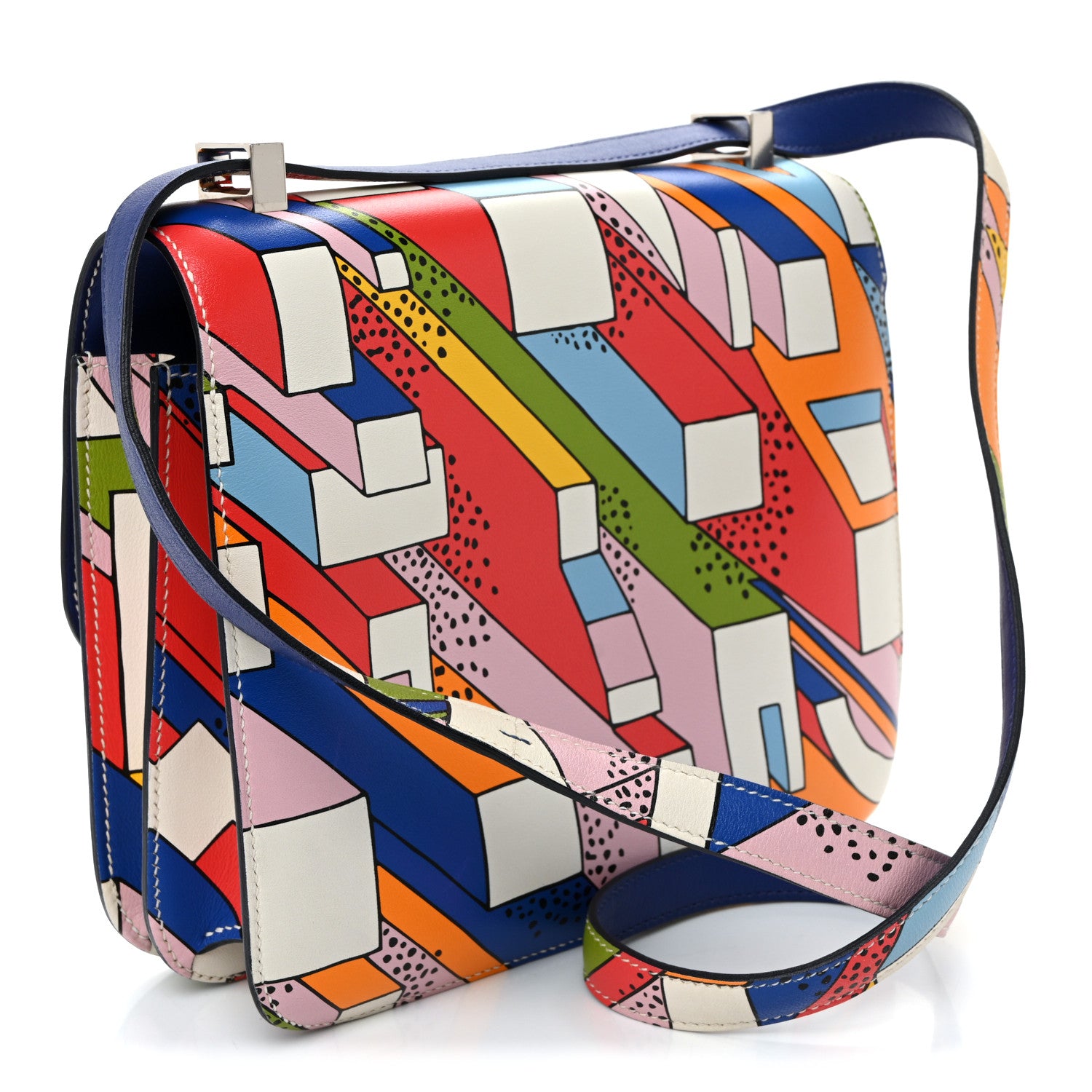 Hermes Swift Printed On a Summer Day Constance 24 Multicolor 3 of 12