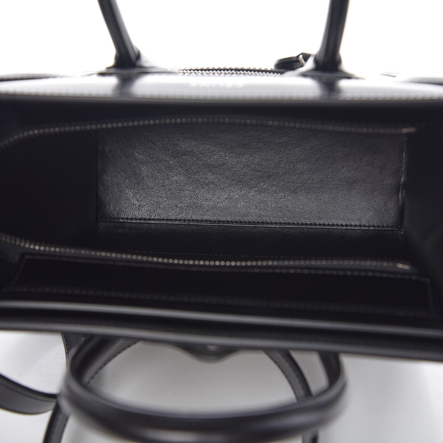 Lizard Smooth Calfskin Nano Luggage White Black