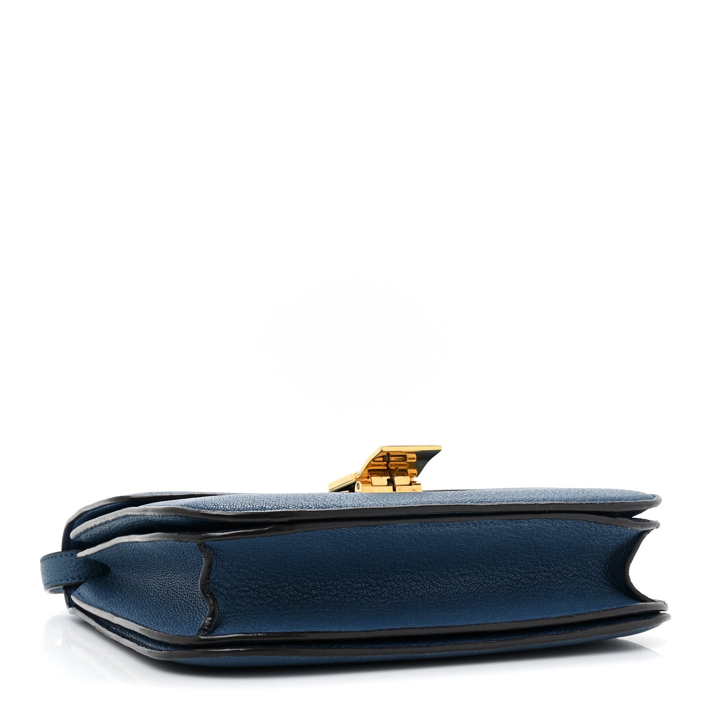Goatskin Medium Classic Box Flap Bag Deepsea