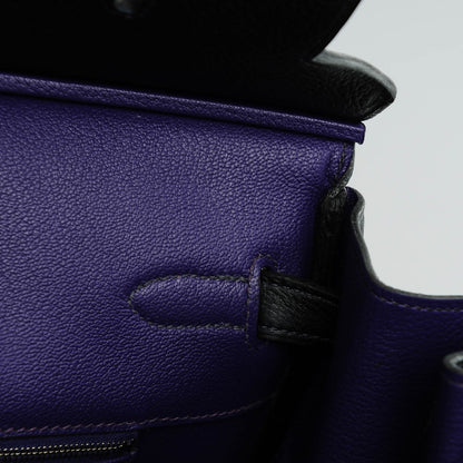 Hermes Togo Horseshoe Birkin 40 Indigo Iris 7 of 23