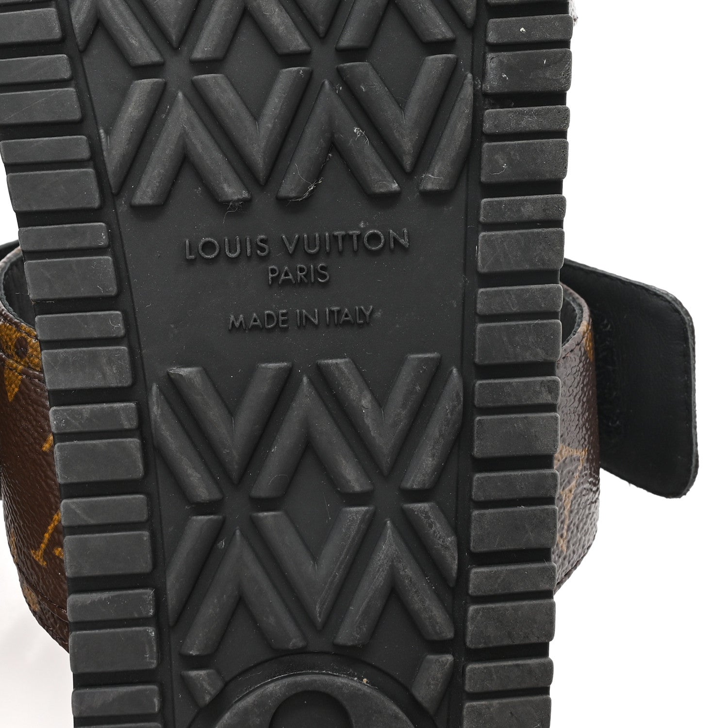 Louis Vuitton Monogram Bom Dia Mule Sandals 38 Black 7 of 10