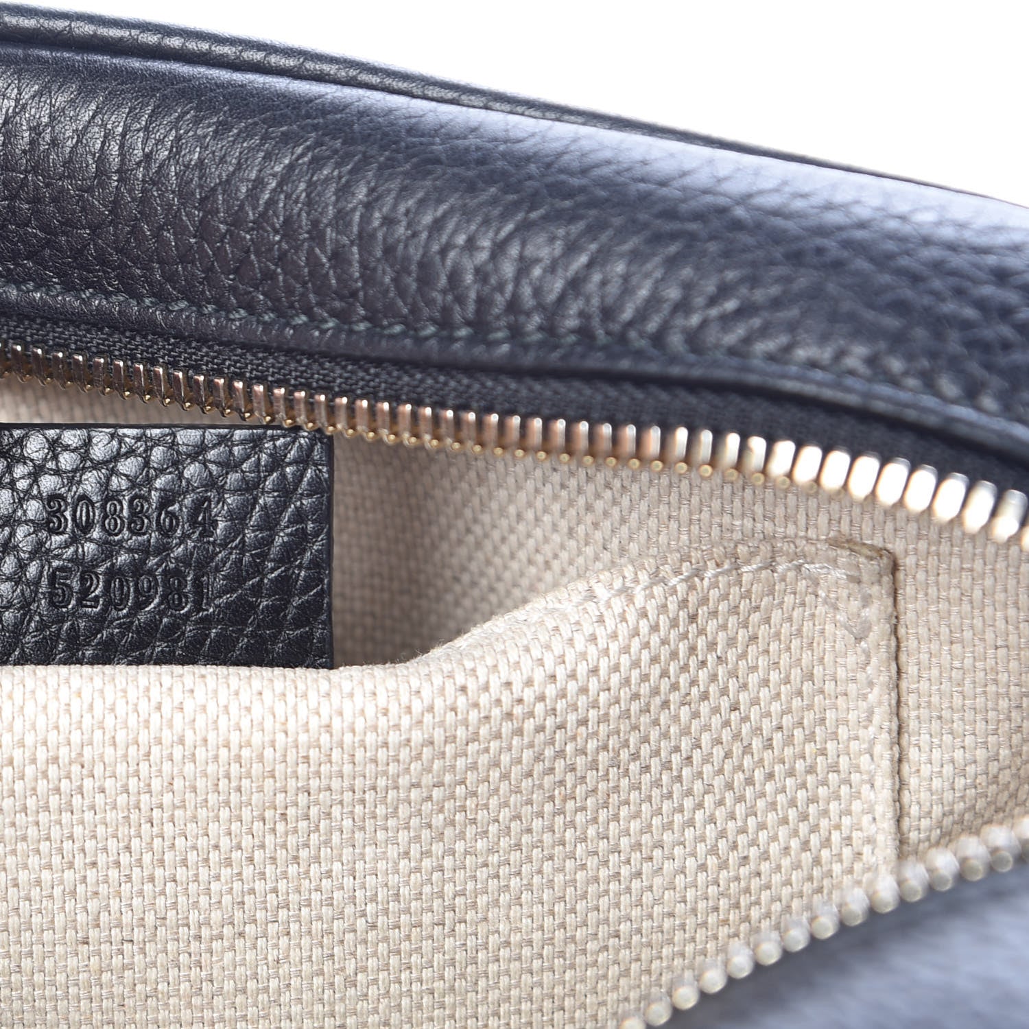 Gucci Pebbled Calfskin Small Soho Disco Bag Black 7 of 12