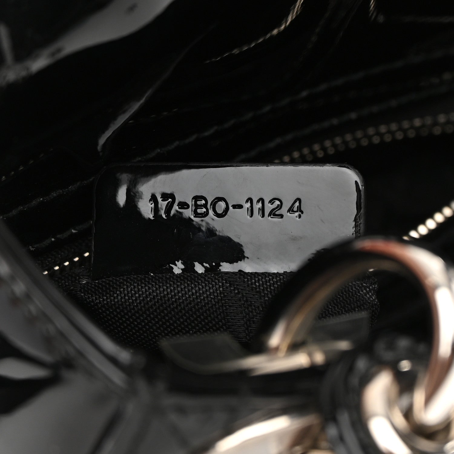 Christian Dior Patent Cannage Mini Lady Dior Black 7 of 13