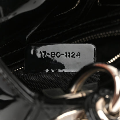 Christian Dior Patent Cannage Mini Lady Dior Black 7 of 13
