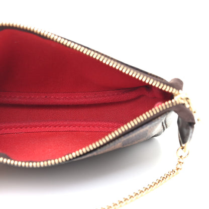 Louis Vuitton Damier Ebene Mini Pochette Accessories 5 of 7