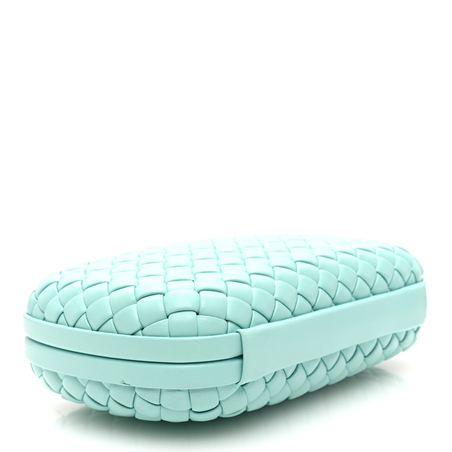 Bottega Veneta Nappa Intrecciato Knot Clutch Siren 4 of 9