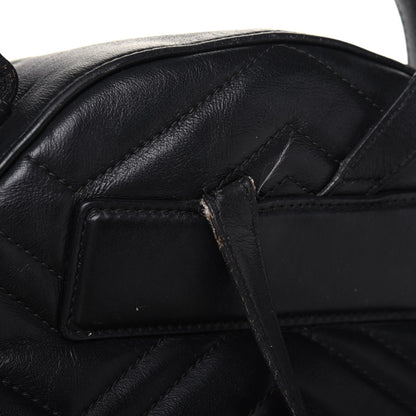 Gucci Calfskin Matelasse GG Marmont Dome Backpack Black 17 of 24