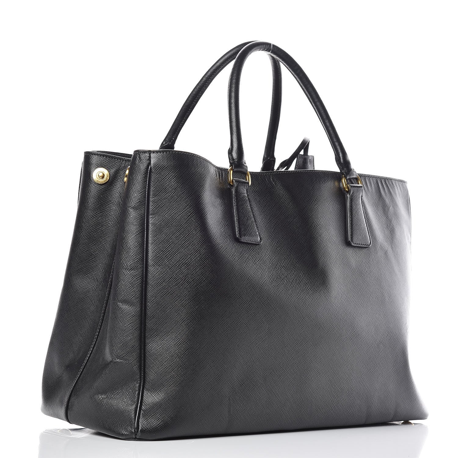 Prada Saffiano Lux Large Tote Black 3 of 19
