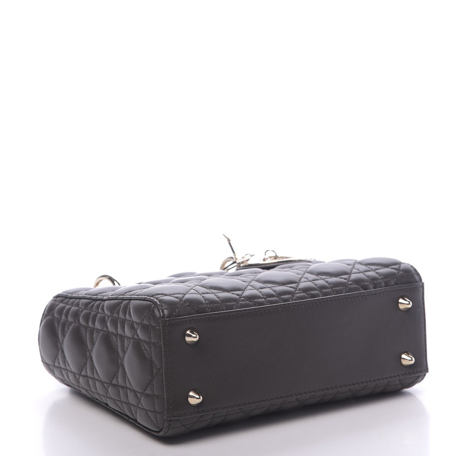 Christian Dior Lambskin Cannage Small Lucky Badges My Lady Dior Black 4 of 11