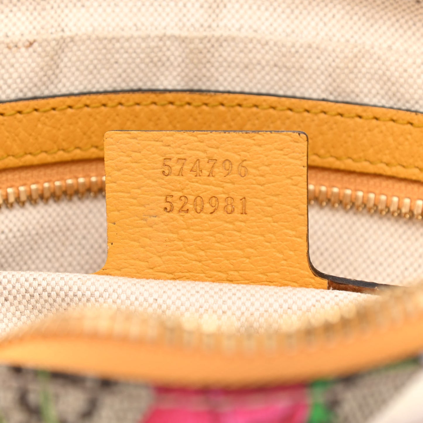 GG Supreme Monogram Flora Medium Ophidia Belt Bag Beige Multicolor Crop