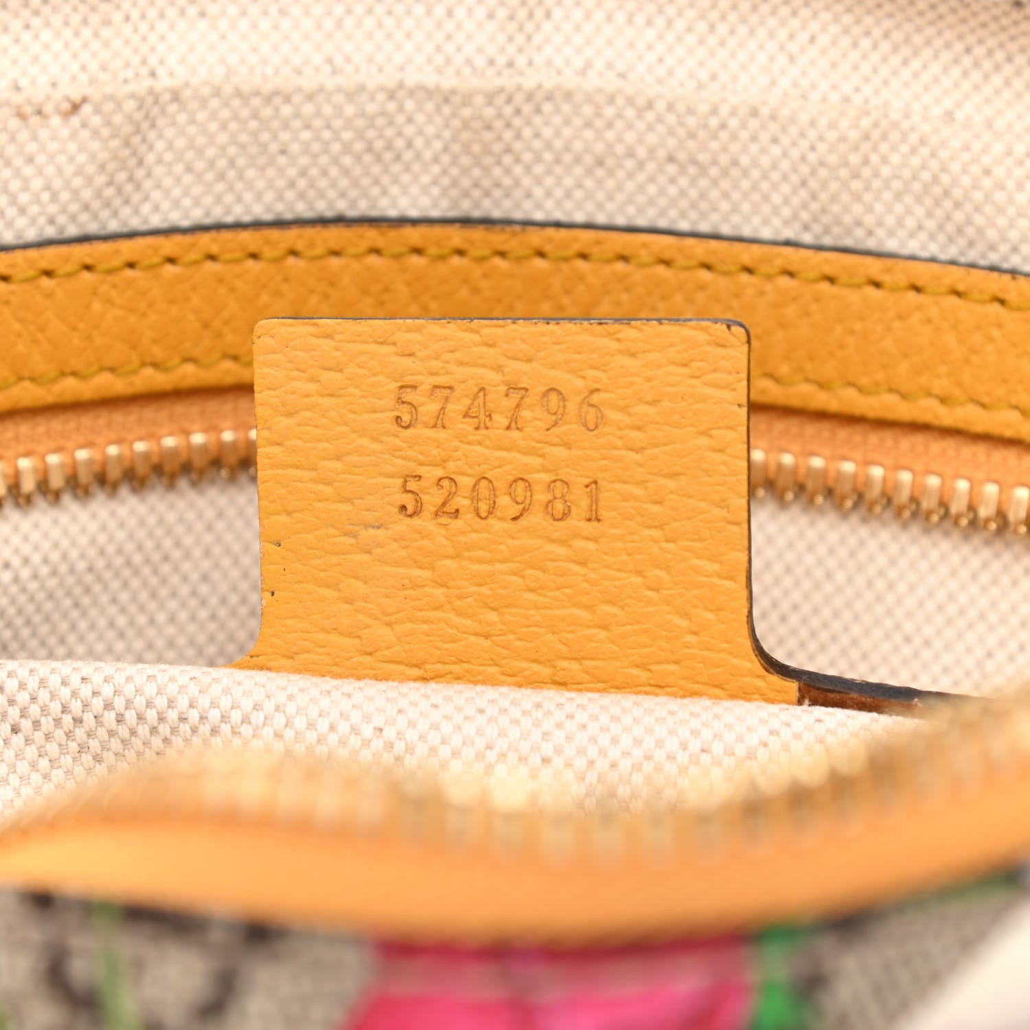 Gucci GG Supreme Monogram Flora Medium Ophidia Belt Bag Beige Multicolor Crop 7 of 11