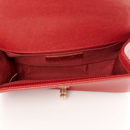 Chanel Caviar Quilted Small Boy Flap Red 5 of 10